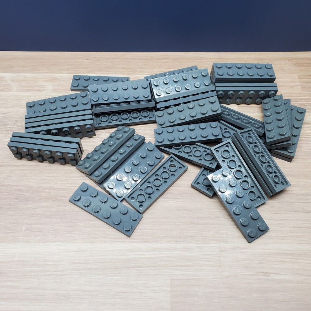 Lego Plate 2x6 Part# 3795 Dark Bluish Gray Lot of 50